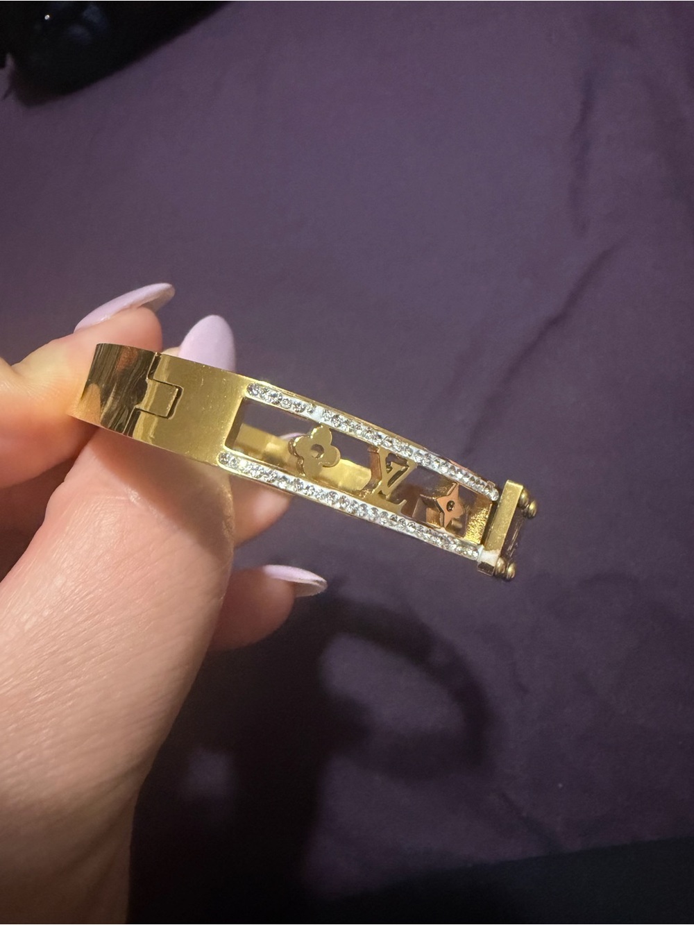 Gold plated bangle - Picture 4 of 4